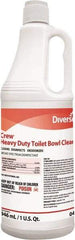 Diversey - 32 oz Squeeze Bottle Liquid Toilet Bowl Cleaner - Mint Scent, Nonacidic, Toilets - Americas Industrial Supply
