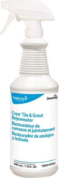 Diversey - 32 oz Spray Bottle Liquid Bathroom Cleaner - Unscented Scent, Tubs, Tile, Showers & Grout - Americas Industrial Supply