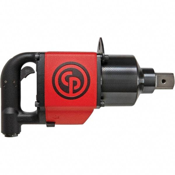 Chicago Pneumatic - 1-1/2" Drive, 2,800 RPM, 5,900 Ft/Lb Torque Impact Wrench - D-Handle, 84.5 CFM, 90 psi, 1/2" NPT Inlet - Americas Industrial Supply