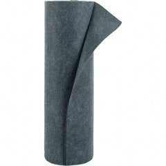 PRO-SAFE - 24 Gal Capacity per Package, Universal Roll - 100' Long x 3' Wide, Gray, Polypropylene - Americas Industrial Supply