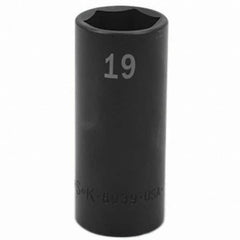 SK - Impact Socket - 3/8"DR 19MM DEEP IMPACT SOCKET - Americas Industrial Supply