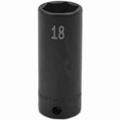 SK - Impact Socket - 3/8"DR 18MM DEEP IMPACT SOCKET - Americas Industrial Supply