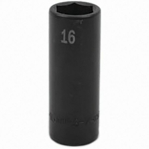 SK - Impact Socket - 3/8"DR 16MM DEEP IMPACT SOCKET - Americas Industrial Supply