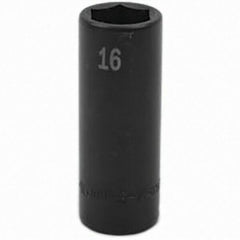 SK - Impact Socket - 3/8"DR 16MM DEEP IMPACT SOCKET - Americas Industrial Supply