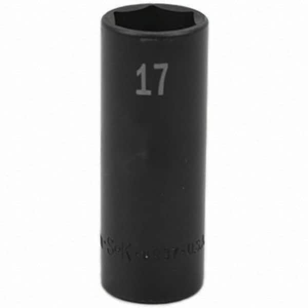 SK - Impact Socket - 3/8"DR 17MM DEEP IMPACT SOCKET - Americas Industrial Supply