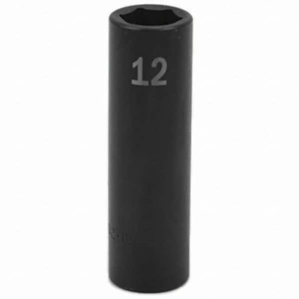 SK - Impact Socket - 3/8"DR 12MM DEEP IMPACT SOCKET - Americas Industrial Supply