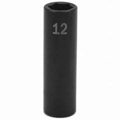 SK - Impact Socket - 3/8"DR 12MM DEEP IMPACT SOCKET - Americas Industrial Supply