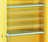 43 x 18 (Yellow) - Extra Shelves for use with Flammable Liquids Safety Cabinets - Americas Industrial Supply