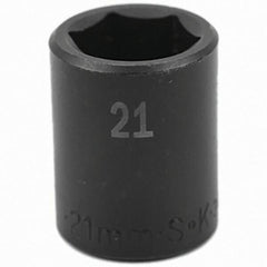 SK - Impact Socket - 1/2"DR 21MM IMPACT SOCKET - Americas Industrial Supply