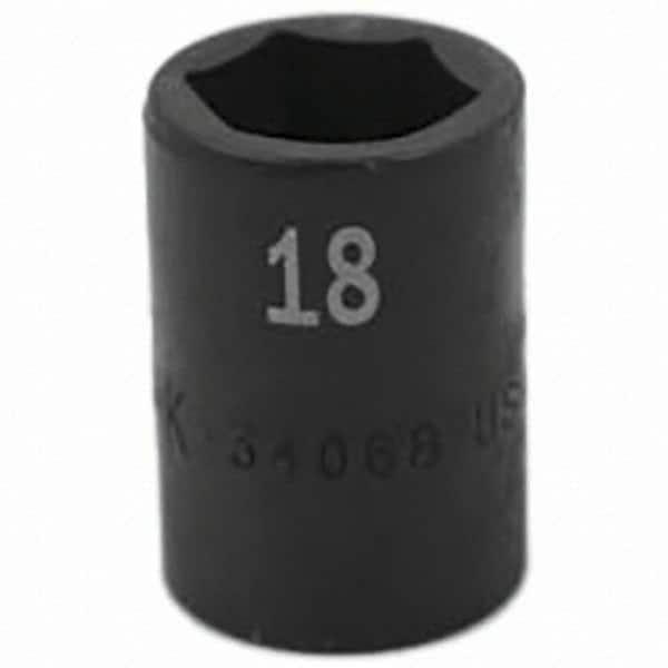 SK - Impact Socket - 1/2"DR 18MM IMPACT SOCKET - Americas Industrial Supply
