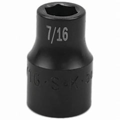 SK - Impact Socket - 1/2"DR 7/16" IMPACT SOCKET - Americas Industrial Supply