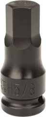 Paramount - 1/2" Drive, 5/8" Impact Hex Bit Socket - 1-7/16" Bit Length, 2-1/4" OAL - Americas Industrial Supply