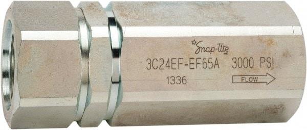 Parker - 90 GPM 1-5/8-12 Inlet Steel Hydraulic Control Valve - 3,000 psi, 2" Wide x 5.76" Long - Americas Industrial Supply