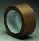 List 5451 1/2" x 36 yds PTFE Glass Cloth Tape - Brown - Americas Industrial Supply