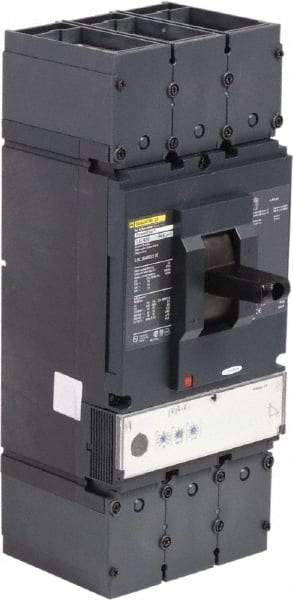 Square D - 400 Amp, 600 VAC, 3 Pole, Panel Mount Molded Case Circuit Breaker - Electronic Trip, Multiple Breaking Capacity Ratings, 2 AWG - Americas Industrial Supply