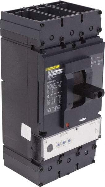 Square D - 400 Amp, 600 VAC, 3 Pole, Panel Mount Molded Case Circuit Breaker - Electronic Trip, 110mm Deep x 340mm High x 140mm Wide - Americas Industrial Supply