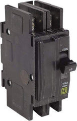 Square D - 10 Amp, 240 VAC, 2 Pole, Panel Mount Miniature Circuit Breaker - 14-2 AWG - Americas Industrial Supply