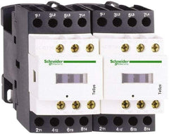 Schneider Electric - 4 Pole, 24 Coil VAC at 50/60 Hz, 20 Amp at 440 VAC, Reversible IEC Contactor - Bureau Veritas, CCC, CSA, CSA C22.2 No. 14, DNV, EN/IEC 60947-4-1, EN/IEC 60947-5-1, GL, GOST, LROS, RINA, RoHS Compliant, UL 508, UL Listed - Americas Industrial Supply