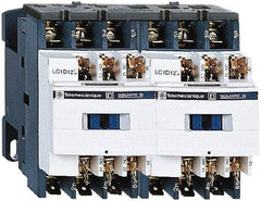 Schneider Electric - 3 Pole, 24 Coil VAC at 50/60 Hz, 9 Amp at 440 VAC, Reversible IEC Contactor - 1 Phase hp: 0.5 at 115 VAC, 1 at 230/240 VAC, 3 Phase hp: 2 at 200/208 VAC, 2 at 230/240 VAC, 5 at 460/480 VAC, 7.5 at 575/600 VAC - Americas Industrial Supply