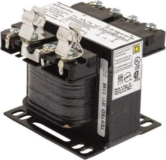 Square D - 50 VA, Top Mount Fuse Block Control Transformer - 50/60 Hz, 3.09 Inch Deep x 2.58 Inch High - Americas Industrial Supply