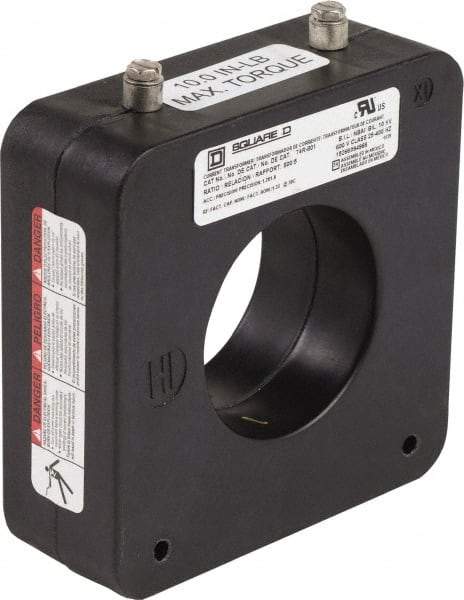 Square D - 800 Amp AC Input, 5 Amp AC Output, Panel Meter Donut Current Transformer - Screw Terminal - Americas Industrial Supply