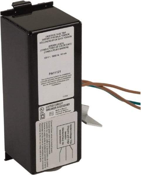 Square D - Circuit Breaker Undervoltage Trip - 120 VAC Control Voltage, Use with Molded Case Circuit Breaker - Americas Industrial Supply