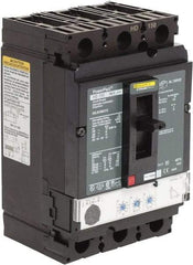 Square D - 150 Amp, 600 VAC, 3 Pole, Panel Mount Molded Case Circuit Breaker - Electronic Trip, Multiple Breaking Capacity Ratings, 14-3/0 AWG - Americas Industrial Supply