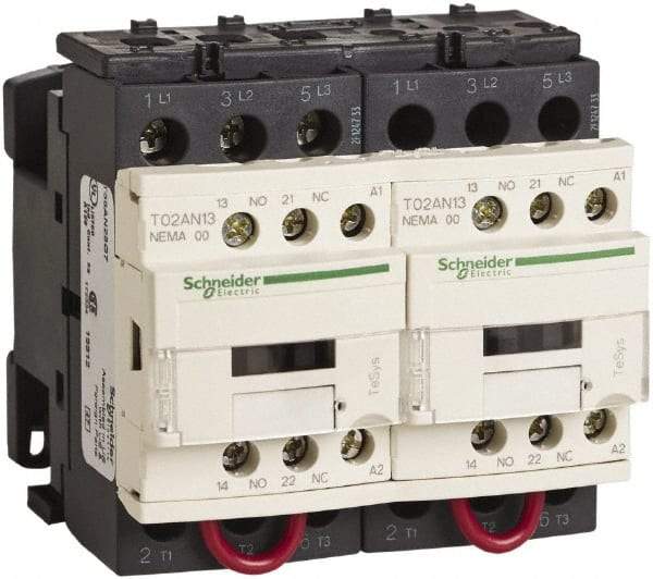 Square D - 3 Pole, 120 Coil VAC, 18 Amp NEMA Contactor - Open Enclosure - Americas Industrial Supply