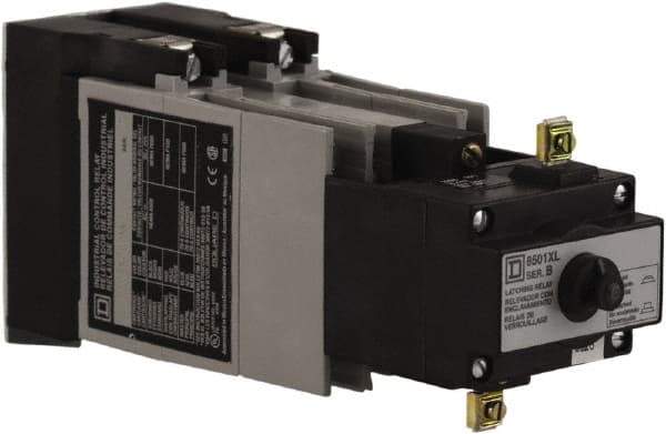 Square D - Electromechanical Screw Clamp General Purpose Relay - 10 Amp at 600 VAC, 8NO, 110 VAC at 50 Hz & 120 VAC at 60 Hz - Americas Industrial Supply