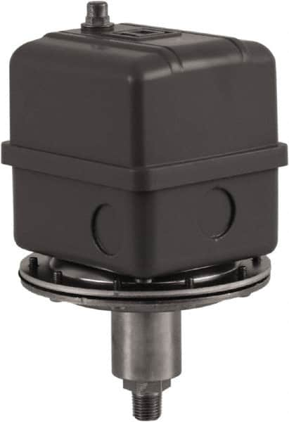 Square D - 1 NEMA Rated, DPST, 3 inHg to 8 inHg, Vacuum Switch Pressure and Level Switch - Adjustable Pressure, 480 VAC, Screw Terminal - Americas Industrial Supply