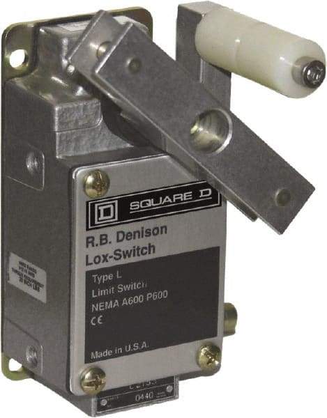 Square D - NO/NC Configuration, 500 Volt, 10 Amp, Aluminum Cable Safety Limit Switch - 2-1/4 Inch Wide x 3.41 Inch Deep x 4.95 Inch High, IP67 Ingress Rating - Americas Industrial Supply