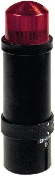 Schneider Electric - 120 VAC, 4X NEMA Rated, Strobe Tube, Red, Strobe Light - 60 Flashes per min, 70mm Pipe/Pendant, 70mm Diameter, 232mm High, IP65, IP66 Ingress Rating - Americas Industrial Supply
