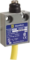 Square D - SPDT, NC/NO, 240 VAC, Prewired Terminal, Plunger Actuator, General Purpose Limit Switch - 1, 2, 4, 6, 6P NEMA Rating, IP67 IPR Rating, 80 Ounce Operating Force - Americas Industrial Supply