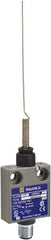 Square D - SPDT, NC/NO, 240 VAC, 4 Pin M12 Male Terminal, Cat Whisker Actuator, General Purpose Limit Switch - 1, 12, 13 NEMA Rating, IP54 IPR Rating, 15 Ounce Operating Force - Americas Industrial Supply