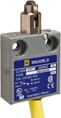 Square D - SPDT, NC/NO, 240 VAC, Prewired Terminal, Roller Plunger Actuator, General Purpose Limit Switch - 1, 2, 4, 6, 6P NEMA Rating, IP67 IPR Rating, 80 Ounce Operating Force - Americas Industrial Supply