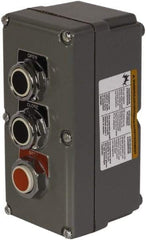 Schneider Electric - 1.18 Inch Mount Hole, Extended Straight, Pushbutton Switch - Weatherproof, Dust and Oil Resistant - Americas Industrial Supply