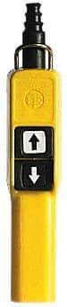 Schneider Electric - 2 Operator, Booted Pushbutton Pendant Control Station - NO/NC Contact - Americas Industrial Supply