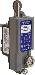 Square D - SPDT, NC/NO, 600 VAC, Screw Terminal, Roller Plunger Actuator, General Purpose Limit Switch - 1 NEMA Rating, IP20 IPR Rating - Americas Industrial Supply