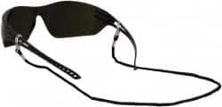 Chums - Black Eyewear Retainer - Adjustable, Nylon Rope, Compatible with All Major Safety Eyewear Brands - Americas Industrial Supply