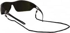 Chums - Black Eyewear Retainer - Adjustable, Nylon Rope, Compatible with All Major Safety Eyewear Brands - Americas Industrial Supply