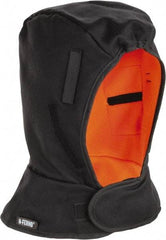 Ergodyne - Black, Underneath Hard Hat Winter Liner - Shoulder Length, 2 Layer - Americas Industrial Supply
