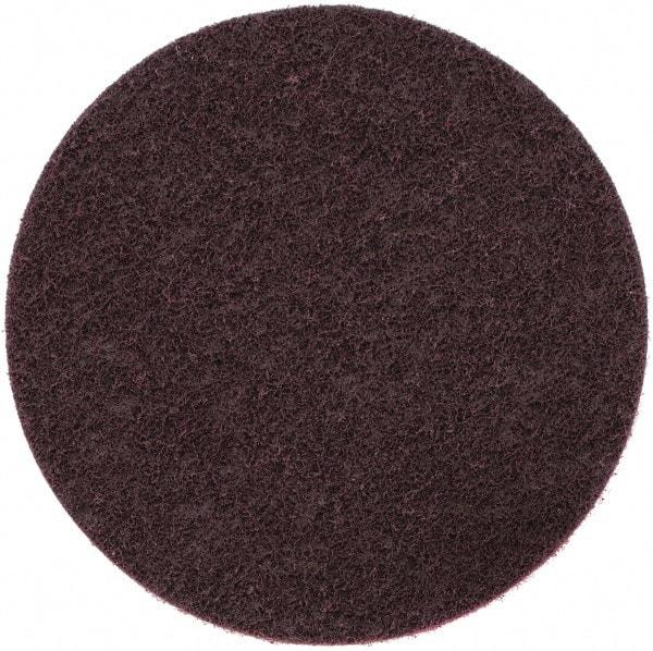 Merit Abrasives - 8" Diam, 80 Grit, Aluminum Oxide Hook & Loop Disc - Medium Grade, Nonwoven, - Americas Industrial Supply