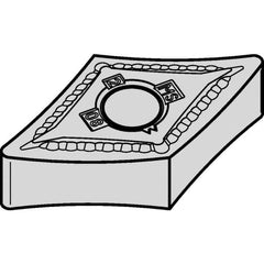 Kennametal - DNMG431 Grade KCU10 Carbide Turning Insert - 55° Diamond, 1/2" Inscr Circle, 3/16" Thick, 1/64" Corner Radius - Americas Industrial Supply