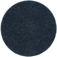 Merit Abrasives - 4" Disc Diam, 150 Grit, Aluminum Oxide Quick Change Disc - Type R Attaching System, Nonwoven, Blue, Very Fine Grade, 15,000 RPM - Americas Industrial Supply