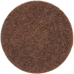 Norton - 4" Disc Diam, 80 Grit, Aluminum Oxide Quick Change Disc - Type S Attaching System, Nonwoven, Brown, Coarse Grade, 15,000 RPM - Americas Industrial Supply