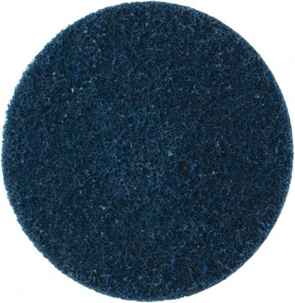 Norton - 4" Disc Diam, 150 Grit, Aluminum Oxide Quick Change Disc - Type R Attaching System, Nonwoven, Blue, Very Fine Grade, 15,000 RPM - Americas Industrial Supply