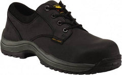 Dr. Martens - Men's Size 7 Medium Width Composite Work Shoe - Black, Leather Upper, Rubber Outsole, 4-1/2" High, Hot Weather, Non-Slip, Electrostatic Dissipative (ESD) - Americas Industrial Supply