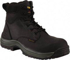 Dr. Martens - Men's Size 7 Medium Width Composite Work Boot - Black, Leather Upper, Rubber Outsole, 7" High, Hot Weather, Non-Slip, Electrostatic Dissipative (ESD) - Americas Industrial Supply