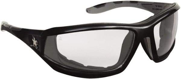 MCR Safety - Clear Lenses, Framed Safety Glasses - Anti-Fog, Scratch Resistant, Polycarbonate Frame, Size Universal, Wrap Around - Americas Industrial Supply