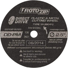 Rotozip - Rotary Cut-Off Wheel - Americas Industrial Supply